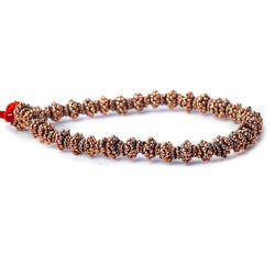 7mm Copper Bead Caps Bali Style 8 inch 68 pcs (ONLINE ORDER ONLY)