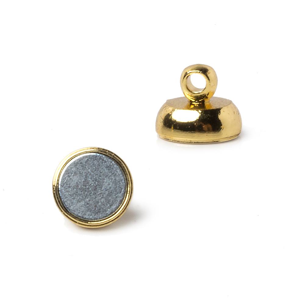 7mm Gold plated Magnetic Clasp Set of 5 pieces (ONLINE ORDER ONLY)