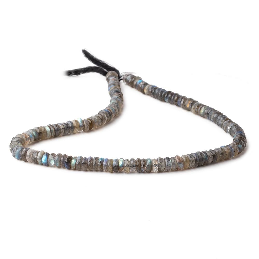 7mm Labradorite Faceted Heishi Beads 15 inch 140 pieces (ONLINE ORDER ONLY)