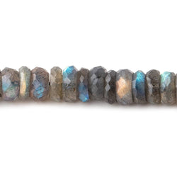 7mm Labradorite Faceted Heishi Beads 15 inch 140 pieces (ONLINE ORDER ONLY)