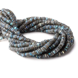 7mm Labradorite Faceted Heishi Beads 15 inch 140 pieces (ONLINE ORDER ONLY)