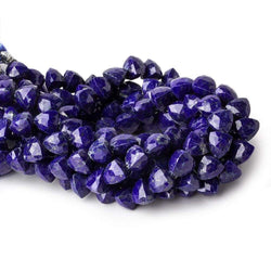 6mm Lapis Lazuli faceted trillions 8 inch 32beads (ONLINE ORDER ONLY)