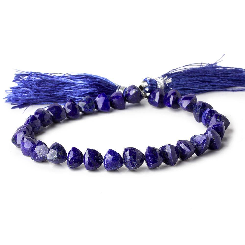 6mm Lapis Lazuli faceted trillions 8 inch 32beads (ONLINE ORDER ONLY)