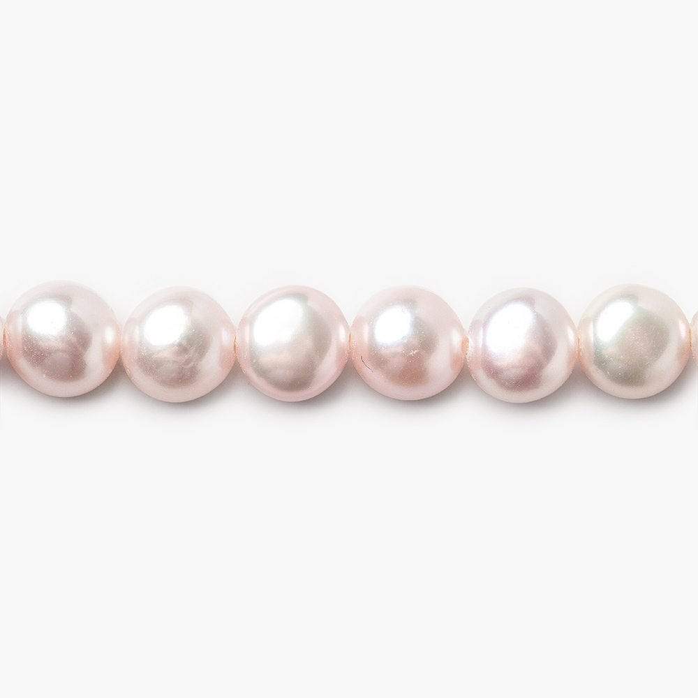 7mm Mauve Button Pearl, 15 inch (ONLINE ORDER ONLY)