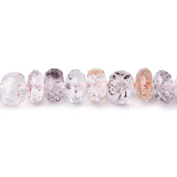 7mm Moss Amethyst Faceted Rondelle Beads 15.5 inch 89 pieces (ONLINE ORDER ONLY)