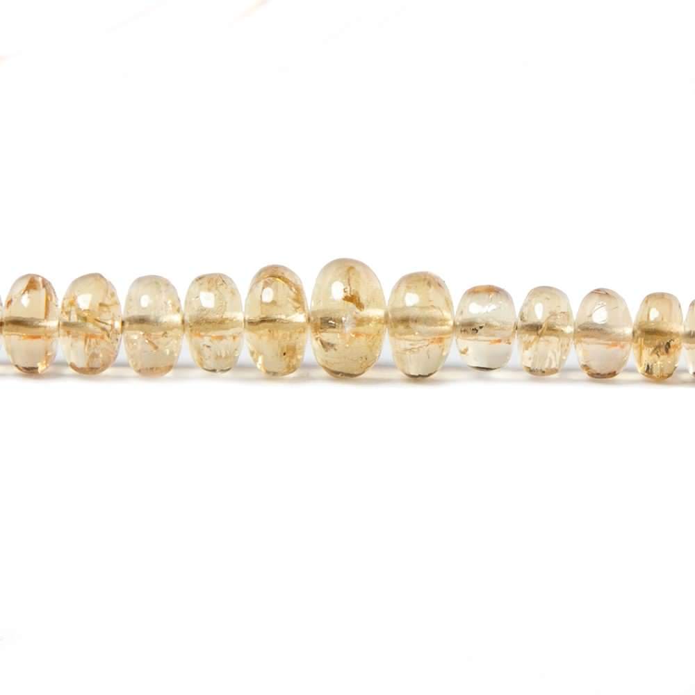 7mm Precious Topaz Plain Rondelle Beads 17 inch 174 beads (ONLINE ORDER ONLY)