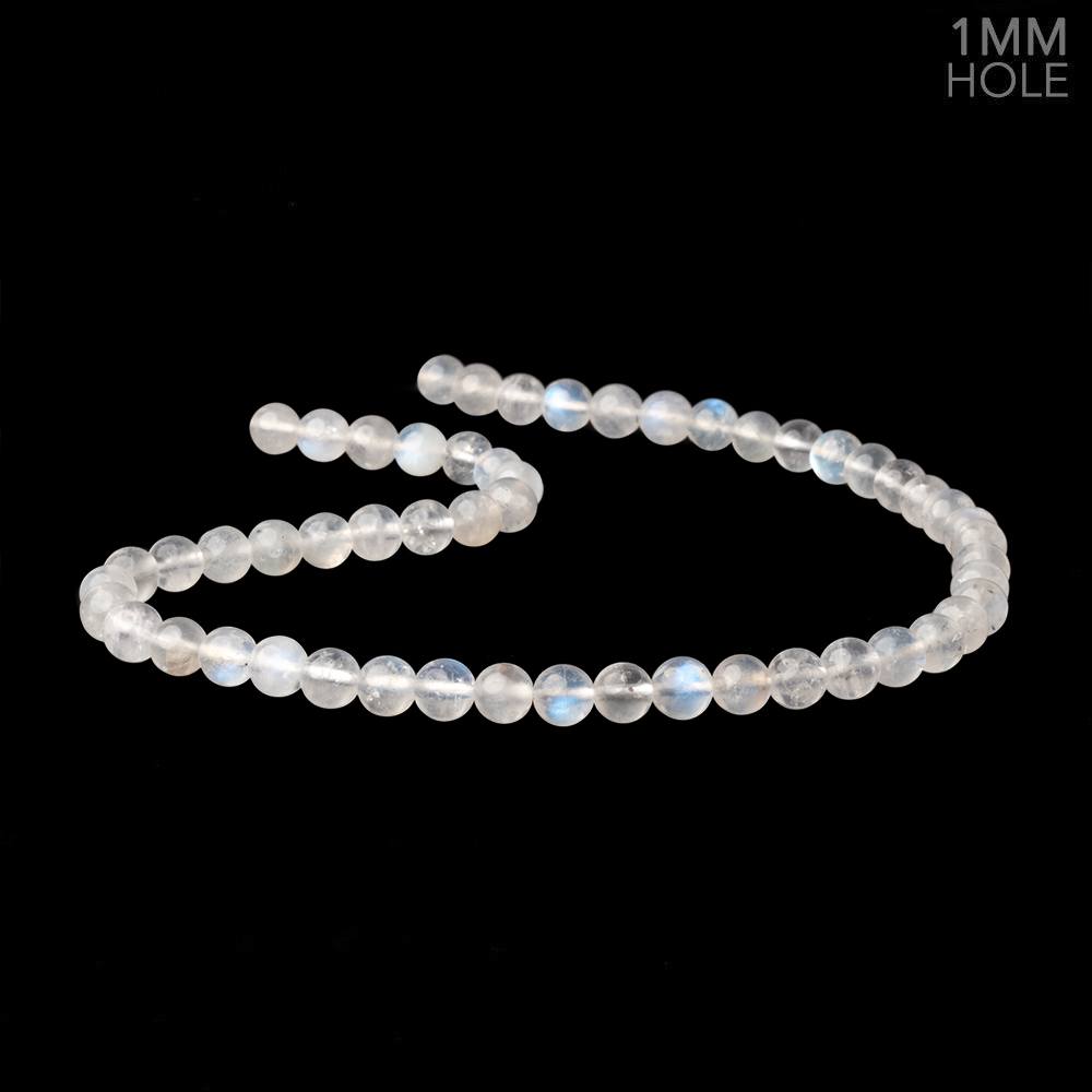 7mm Rainbow Moonstone Plain Round Beads 15 inch 54 pieces 1mm Hole (ONLINE ORDER ONLY)