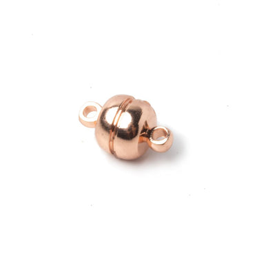 7mm Rose Gold plated Magnetic Clasp Set of 5 pieces (ONLINE ORDER ONLY)