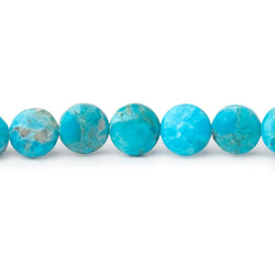 7mm Sleeping Beauty Turquoise Faceted Coins 8 inch 28 Beads (ONLINE ORDER ONLY)