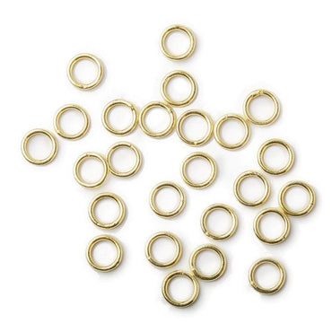 7mm Vermeil Plain Jumpring 25 rings per bag (ONLINE ORDER ONLY)