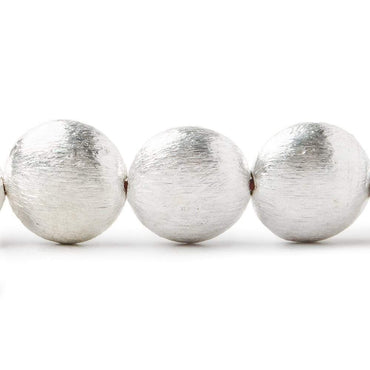 7x14mm Sterling Silver plated Copper Brushed Puffy Coin 8 inch 15 pcs (ONLINE ORDER ONLY)