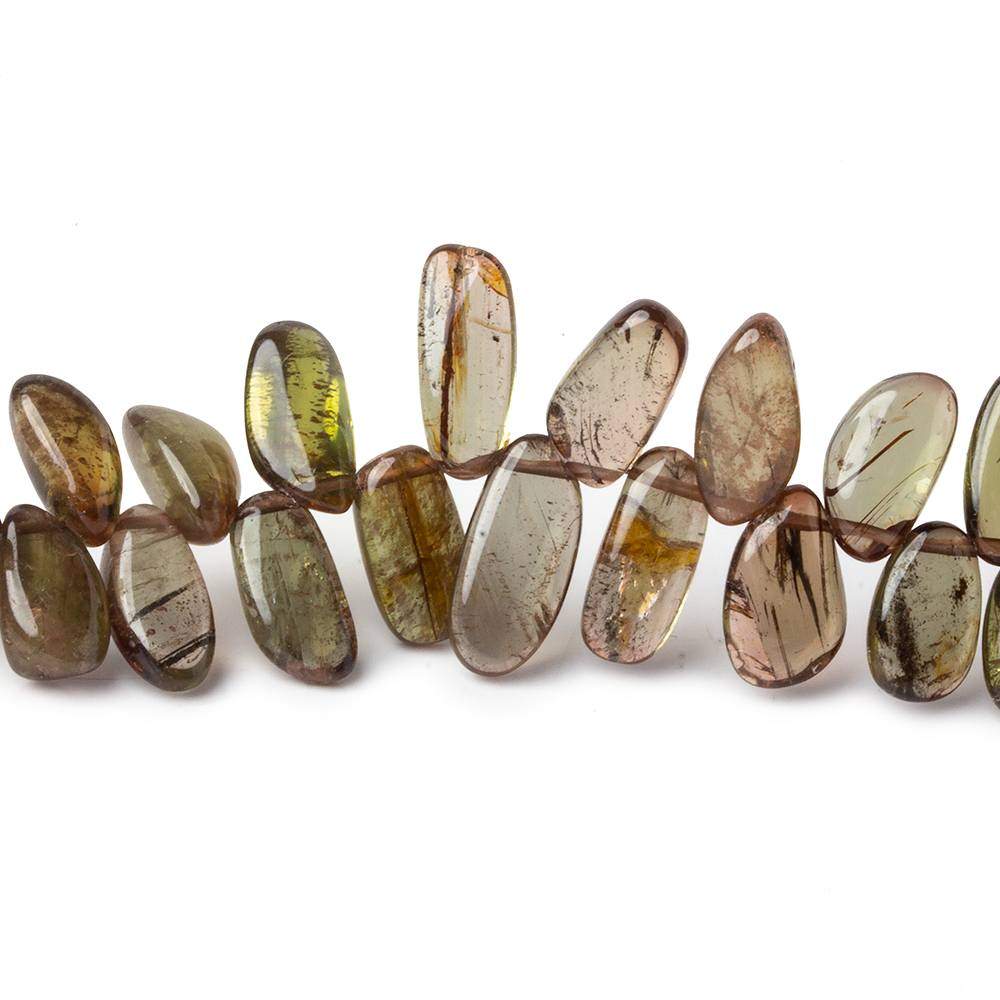 7x3-12x6mm Andalusite top drilled plain freeshape beads 15 inch 133 pieces A (ONLINE ORDER ONLY)