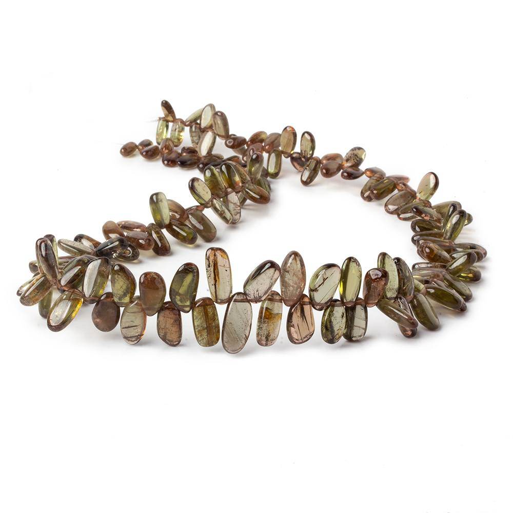 7x3-12x6mm Andalusite top drilled plain freeshape beads 15 inch 133 pieces A (ONLINE ORDER ONLY)