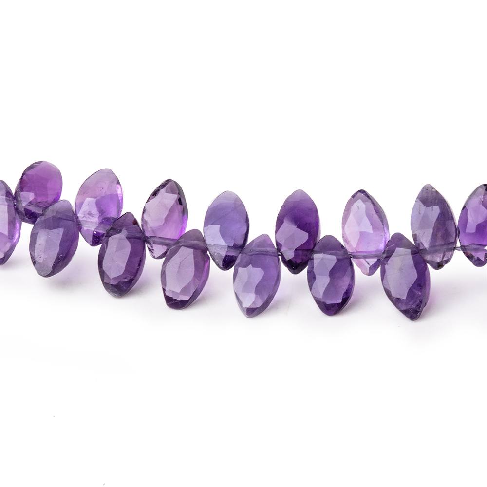 7x3.5mm Amethyst Faceted Marquise Beads 7.5 inch 68 pieces (ONLINE ORDER ONLY)