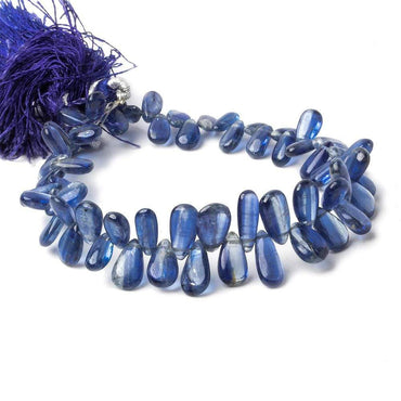 7x4-11.5x6.5mm Blue Kyanite Plain Pear Beads 7.75 inch 61 pieces (ONLINE ORDER ONLY)