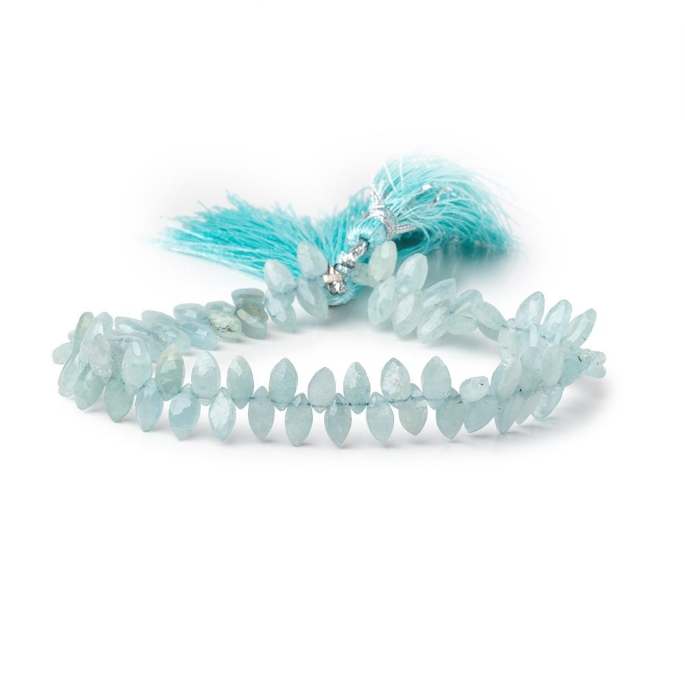 7x4mm Aquamarine Faceted Marquise Beads 7 inch 72 pieces (ONLINE ORDER ONLY)