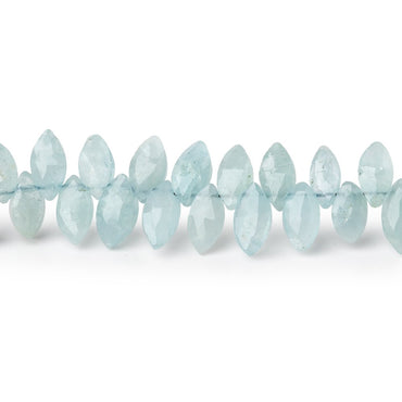 7x4mm Aquamarine Faceted Marquise Beads 7 inch 72 pieces (ONLINE ORDER ONLY)