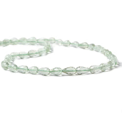 6x4-8x4mm Prasiolite Faceted Straight Drilled Tear Drop 16 inch 59 pieces (ONLINE ORDER ONLY)
