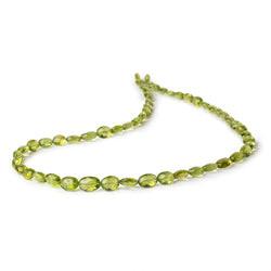 7x5-10x7mm Afghani Peridot Faceted Oval Beads 18 inch 57 pieces AAA (ONLINE ORDER ONLY)