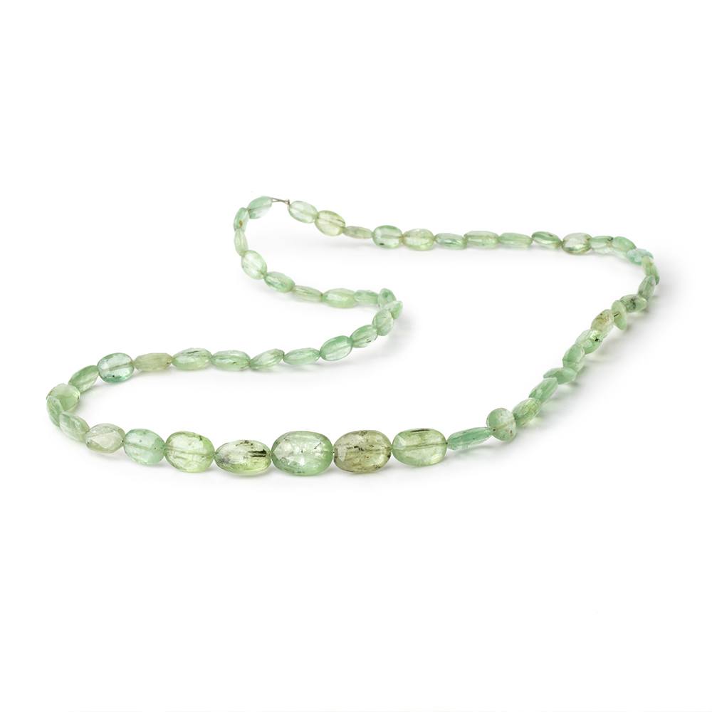 7x5-11x8mm Green Kyanite Faceted Oval Beads 16 inch 47 pieces (ONLINE ORDER ONLY)