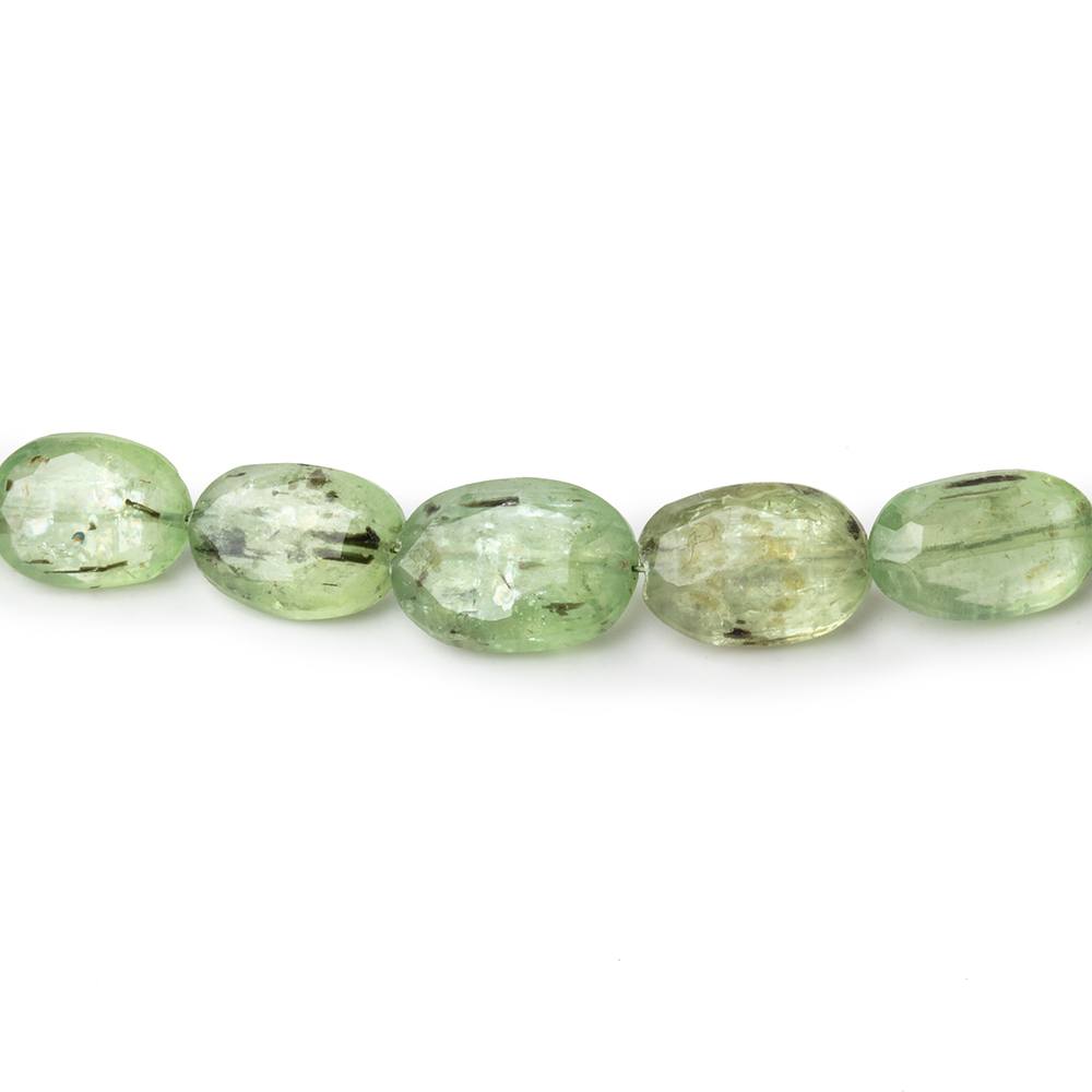 7x5-11x8mm Green Kyanite Faceted Oval Beads 16 inch 47 pieces (ONLINE ORDER ONLY)
