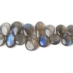 7x5-11x9mm Labradorite Plain Pears 8 inch 54 beads (ONLINE ORDER ONLY)
