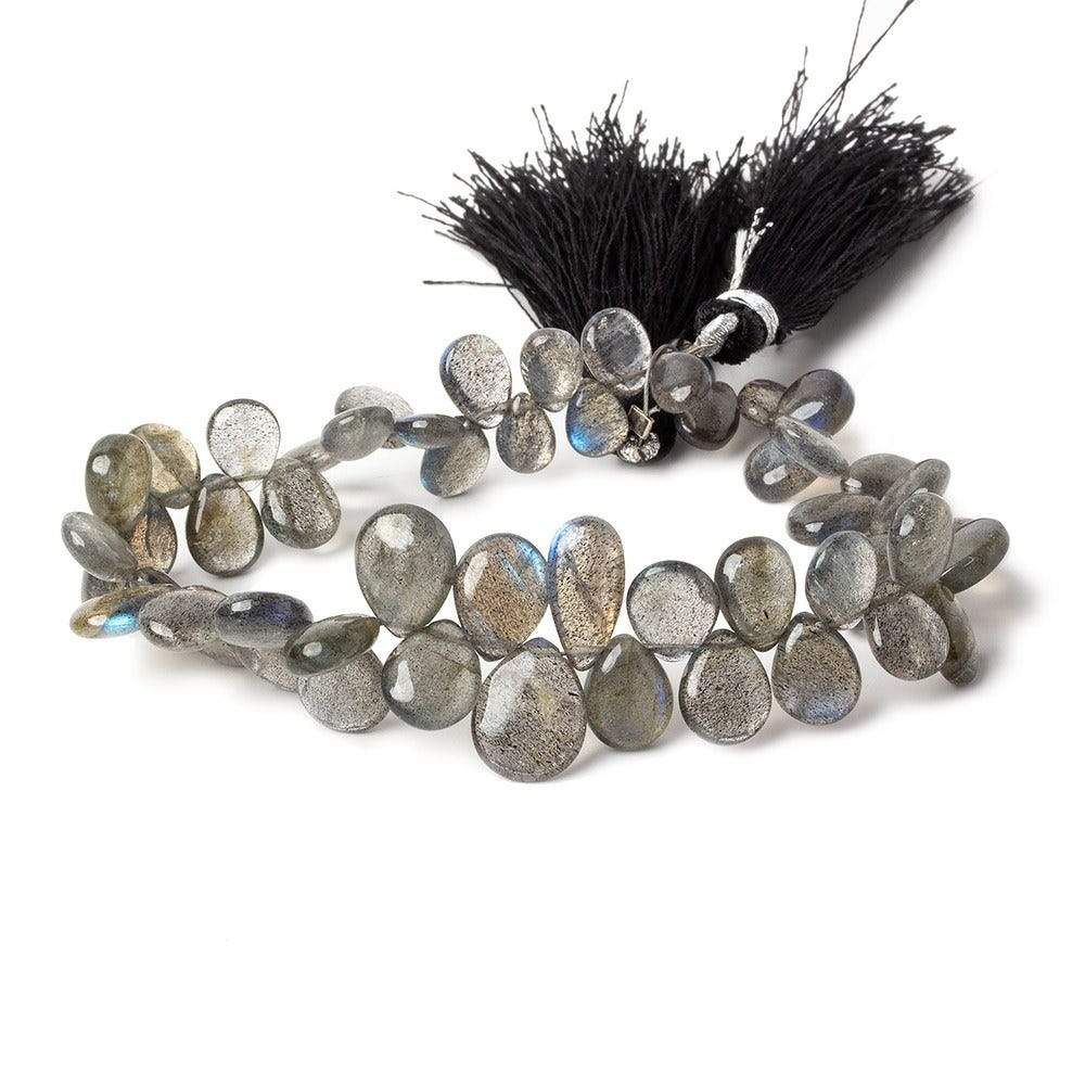7x5-11x9mm Labradorite Plain Pears 8 inch 54 beads (ONLINE ORDER ONLY)