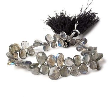 7x5-11x9mm Labradorite Plain Pears 8 inch 54 beads (ONLINE ORDER ONLY)