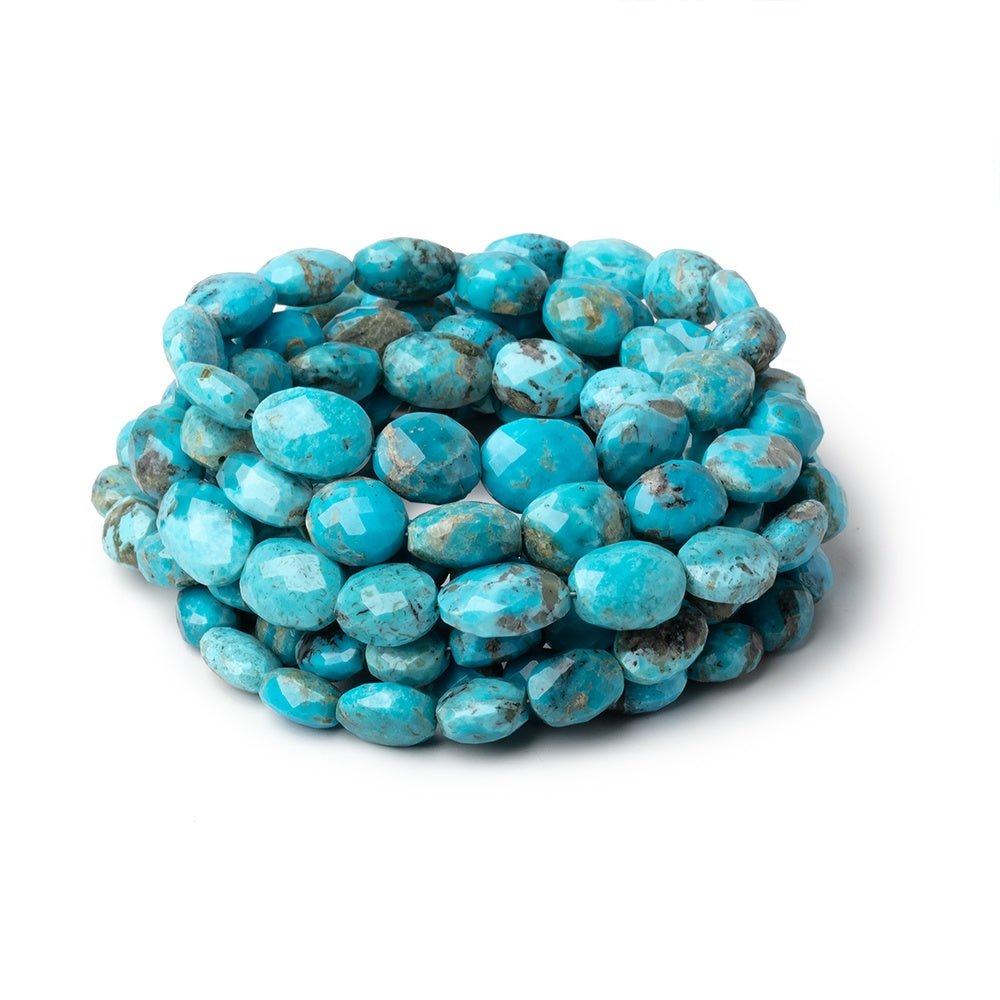 7x5-11x9mm Sleeping Beauty Turquoise Faceted Nuggets 18 inch 48 Beads (ONLINE ORDER ONLY)