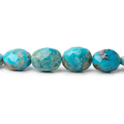 7x5-11x9mm Sleeping Beauty Turquoise Faceted Nuggets 18 inch 48 Beads (ONLINE ORDER ONLY)