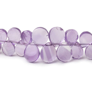 7x5-12x10mm Amethyst Plain Pear Beads 18 inch 138 pieces (ONLINE ORDER ONLY)