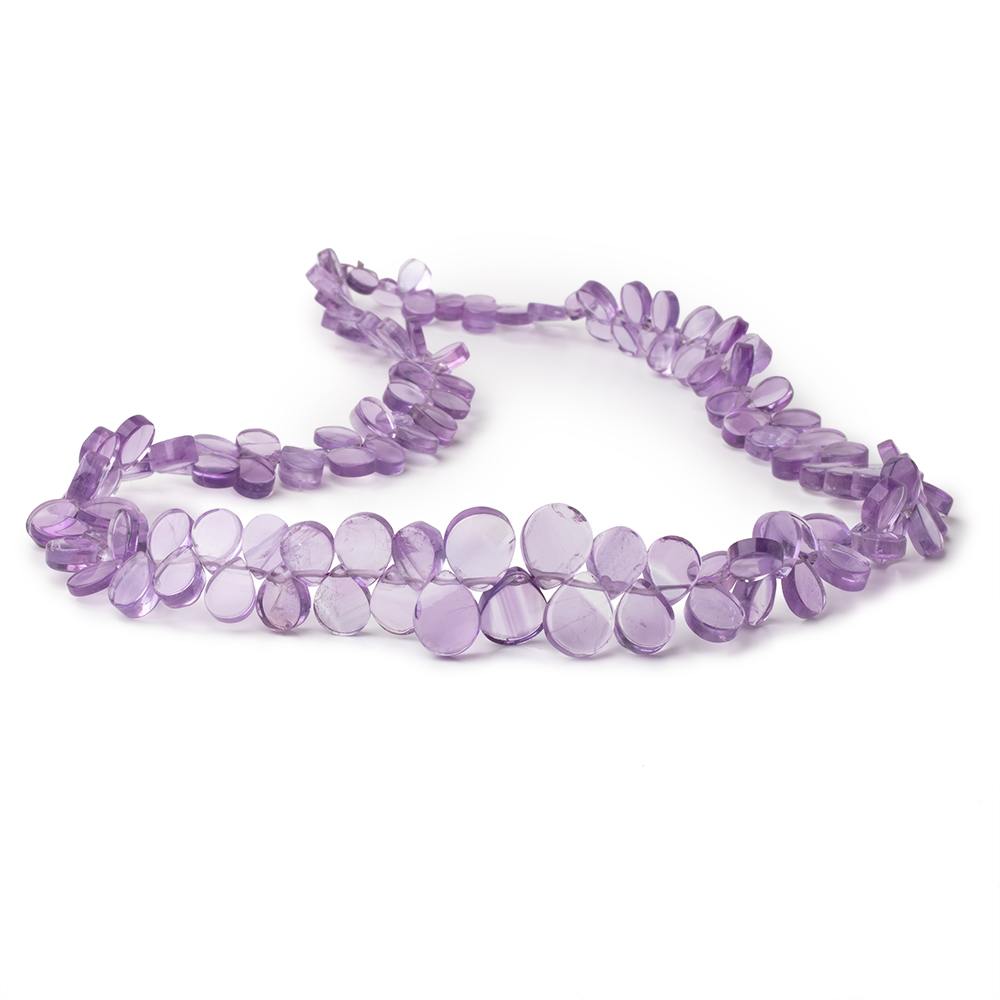 7x5-12x10mm Amethyst Plain Pear Beads 18 inch 138 pieces (ONLINE ORDER ONLY)