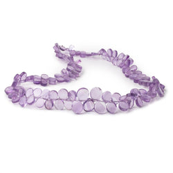 7x5-12x10mm Amethyst Plain Pear Beads 18 inch 138 pieces (ONLINE ORDER ONLY)