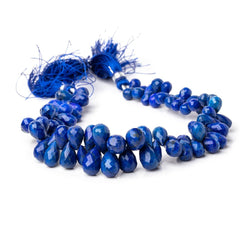 7x5-12x7mm Lapis Lazuli Faceted Tear Drop Beads 8 inch 80 pieces (ONLINE ORDER ONLY)