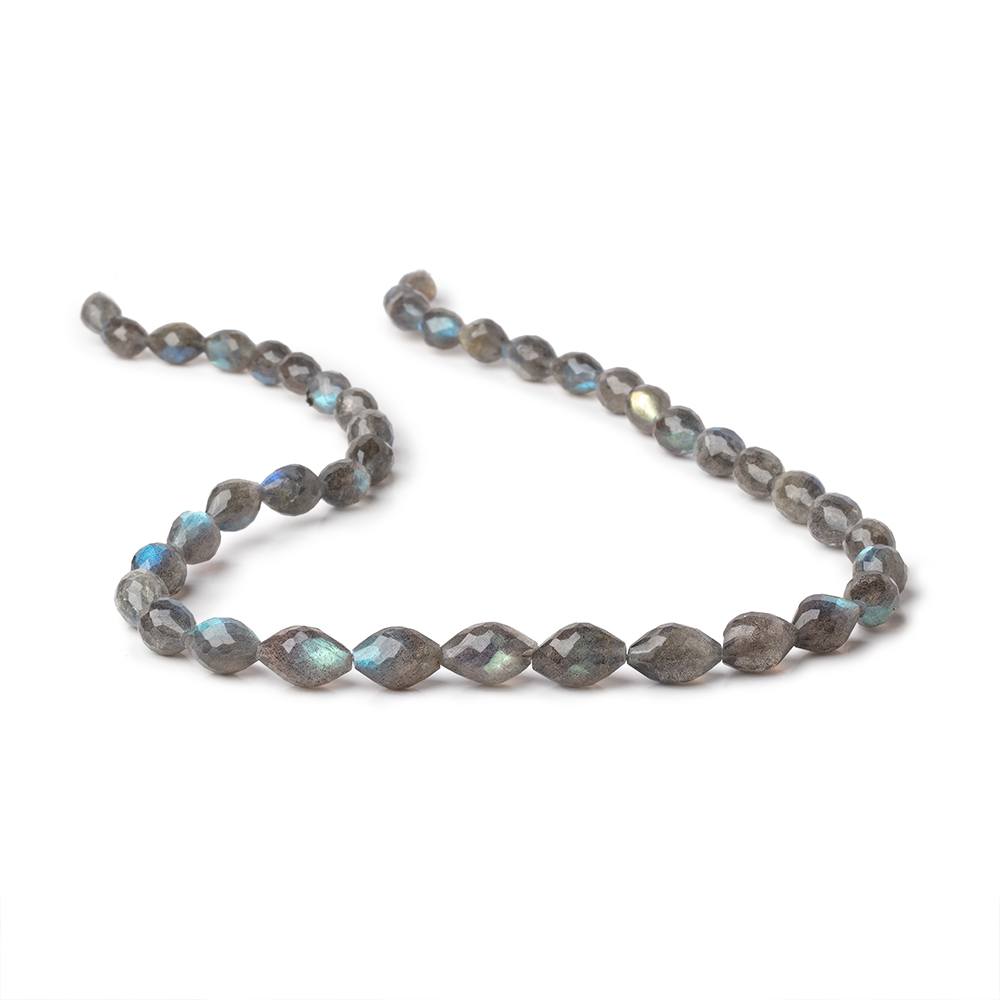 7x5-12x8mm Labradorite Faceted Marquise Beads 16 inch 42 pieces (ONLINE ORDER ONLY)