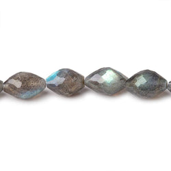 7x5-12x8mm Labradorite Faceted Marquise Beads 16 inch 42 pieces (ONLINE ORDER ONLY)