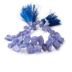 7x5-13x9mm Tanzanite Faceted Freeform Beads 7 inch 52 pieces (ONLINE ORDER ONLY)