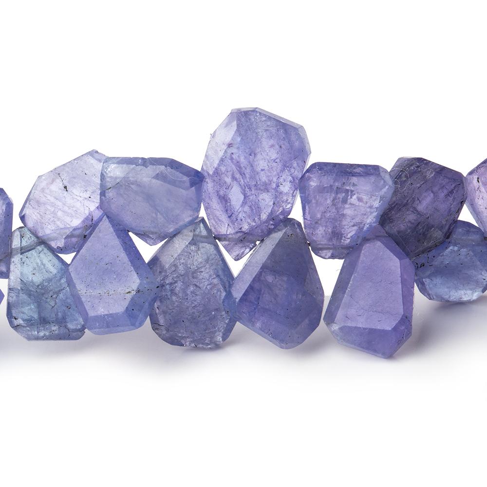 7x5-13x9mm Tanzanite Faceted Freeform Beads 7 inch 52 pieces (ONLINE ORDER ONLY)