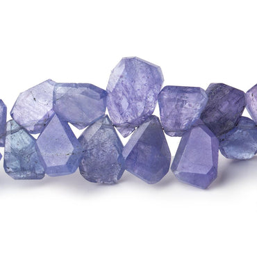 7x5-13x9mm Tanzanite Faceted Freeform Beads 7 inch 52 pieces (ONLINE ORDER ONLY)