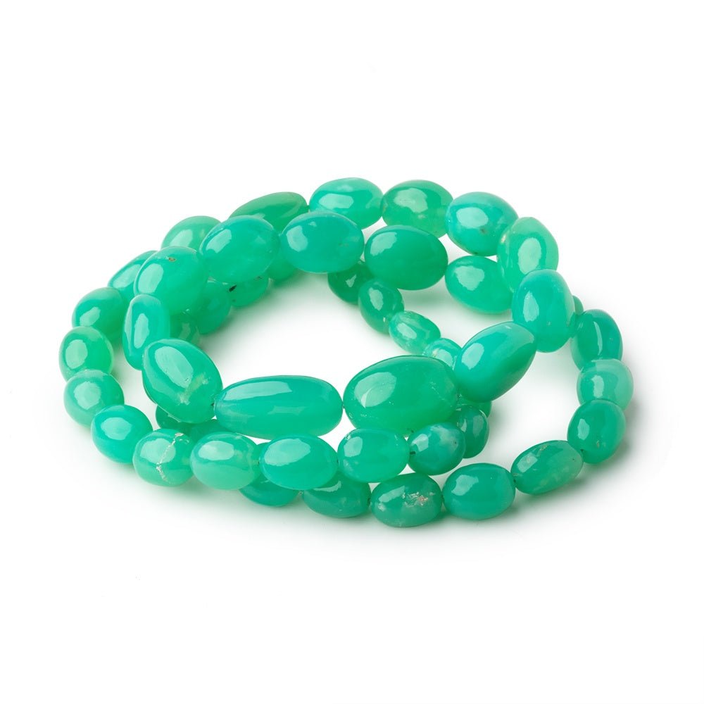 7x5-15.5x13mm Prase Opal Plain Nugget Beads 20 inch 50 pieces AAA (ONLINE ORDER ONLY)