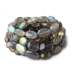 7x5-18x12mm Labradorite Plain Nugget Beads 18 inch 36 pieces (ONLINE ORDER ONLY)