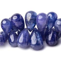 7x5-19x12mm Tanzanite Plain Tear Drop Beads 9.5 inch 70 pieces AA (ONLINE ORDER ONLY)