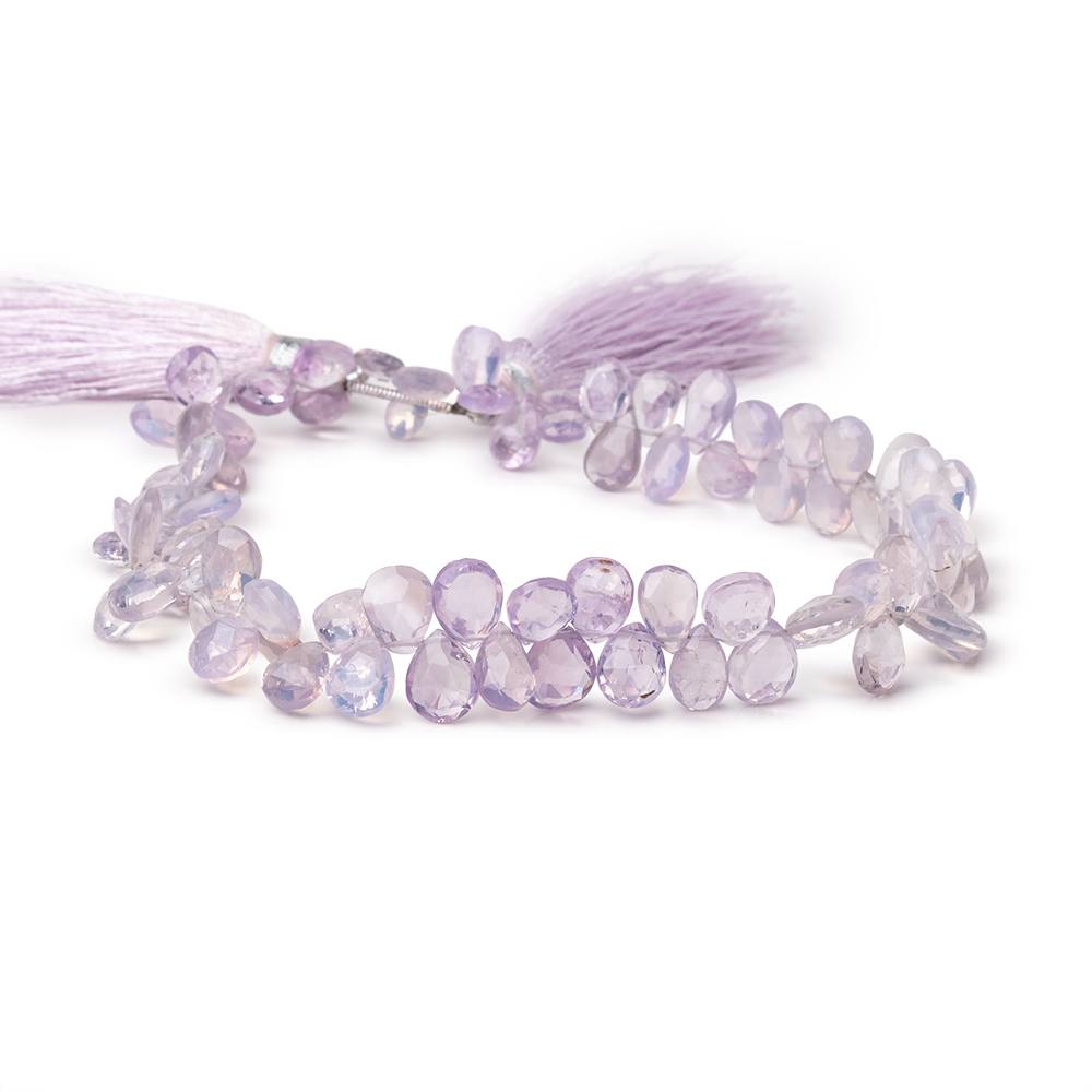 7x5-8x6mm Lilac Scapolite Faceted Pear Beads 9 inch 80 pieces (ONLINE ORDER ONLY)
