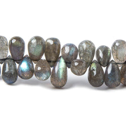 7x5-9x6mm Labradorite Plain Tear Drops 8 inch 59 beads A (ONLINE ORDER ONLY)