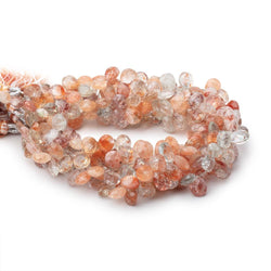 7x5-9x6mm Multi Color Sunstone Faceted Pear Beads 7.5 inch 66 pieces (ONLINE ORDER ONLY)