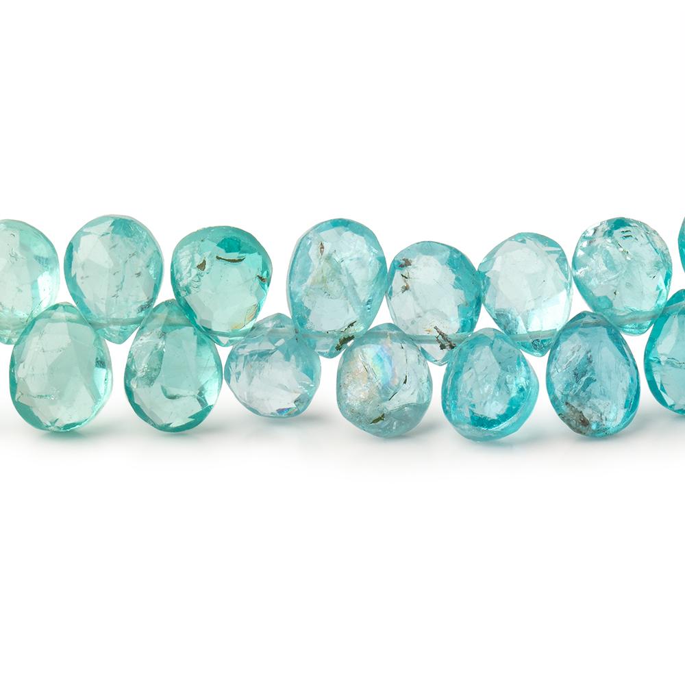 7x5mm Apatite Faceted Pear Beads 8 inch 58 pieces (ONLINE ORDER ONLY)