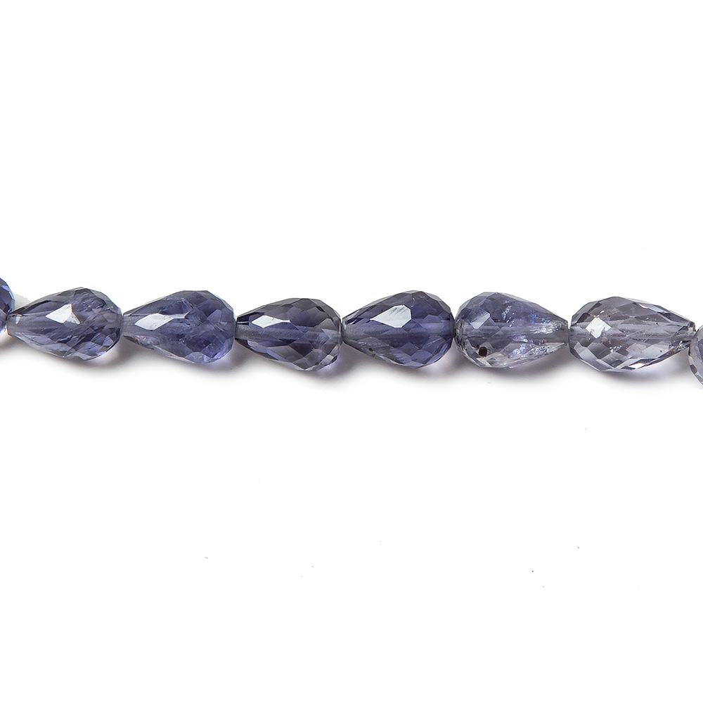 7x5mm To 9x6mm Iolite Straight Drill Tear Drop 8 inch 26  pcs (ONLINE ORDER ONLY)