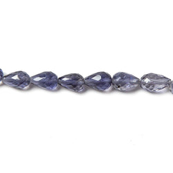 7x5mm To 9x6mm Iolite Straight Drill Tear Drop 8 inch 26  pcs (ONLINE ORDER ONLY)