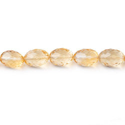 7x6-10x7mm Citrine Faceted Olive Beads 16 inch 44 pieces AA (ONLINE ORDER ONLY)
