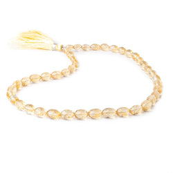 7x6-10x7mm Citrine Faceted Olive Beads 16 inch 44 pieces AA (ONLINE ORDER ONLY)